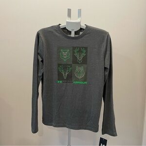 Under Armour youth XL long sleeve gray shirt